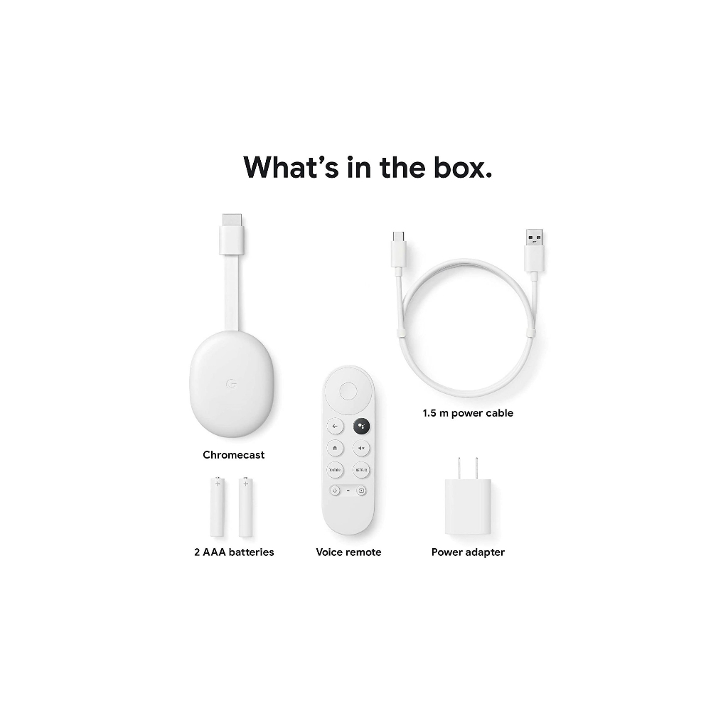 Chromecast with Google TV 4K 未開封・新品 Chromecast with Google TVクロームキャスト 純正未開封品