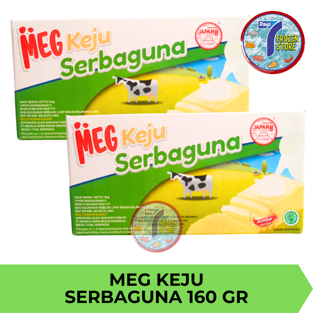 Jual Meg Keju Serbaguna | Keju Cheddar Olahan | Shopee Indonesia