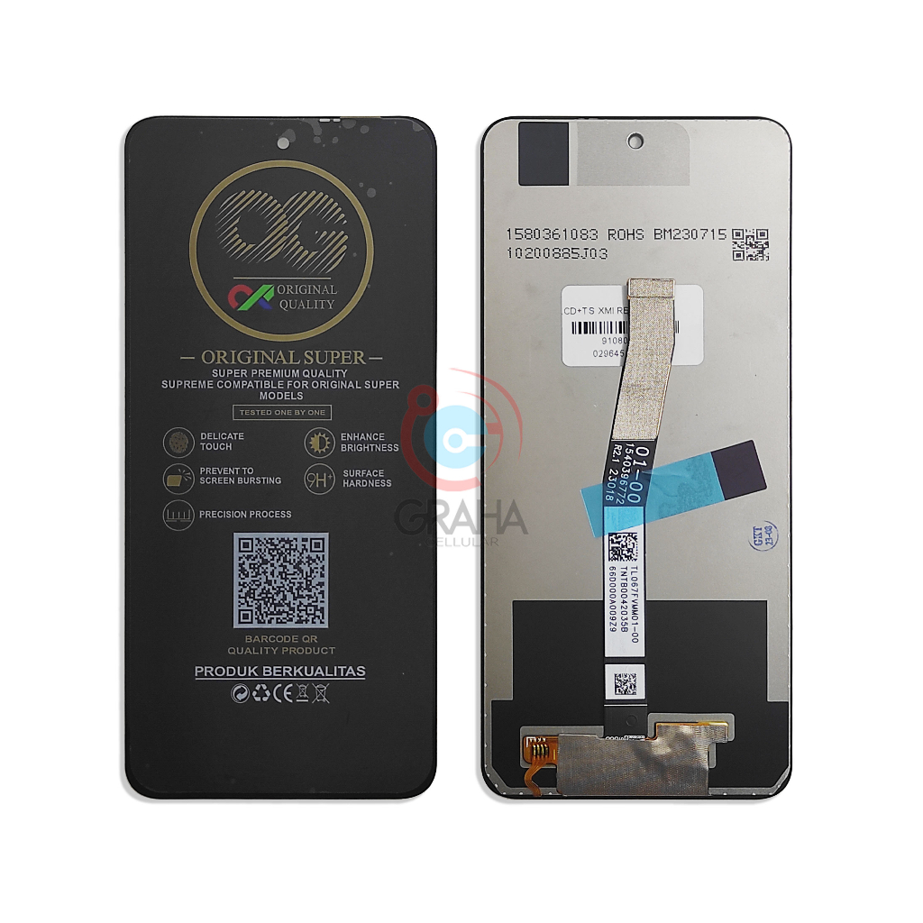Jual LCD XIAOMI REDMI NOTE 9 PRO OG ORI SUPER FULLSET TOUCHSCREEN ...