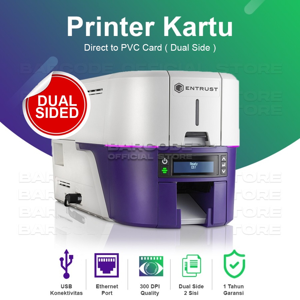 Jual Entrust Sigma DS 2D Printer Kartu Dual Print ID Card Anggota ...