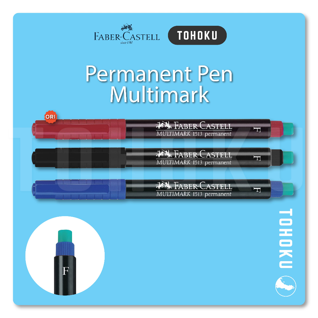 FABER-CASTELL Permanent-Marker MULTIMARK F, 8er Etui