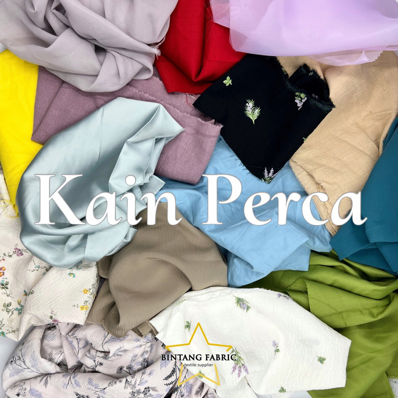 Jual Bahan Kain Perca Kiloan ± 1 kg (Random) | Shopee Indonesia