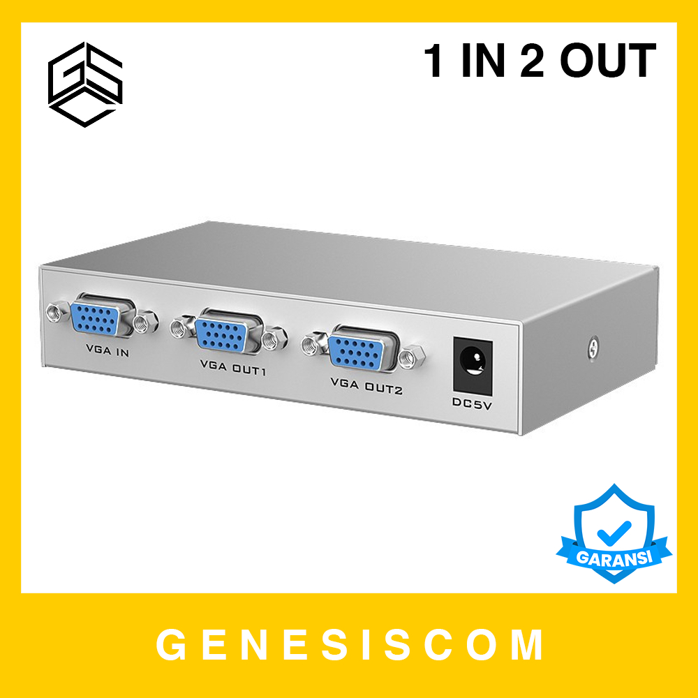 Jual VGA Splitter 2 Port NYK 1440p QHD Spliter 1 In 2 Out Split ...