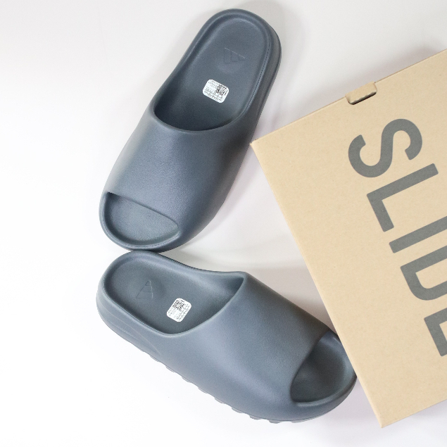 Jual Yezzy Slide Slate Grey (100% Authentic) | Shopee Indonesia