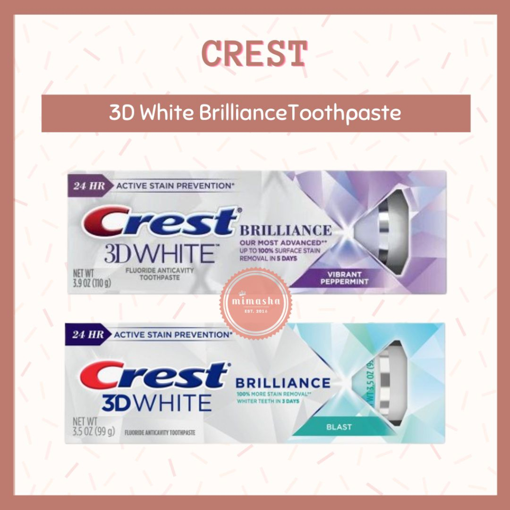 Jual Crest 3D White Brilliance Teeth Whitening Toothpaste | Shopee ...