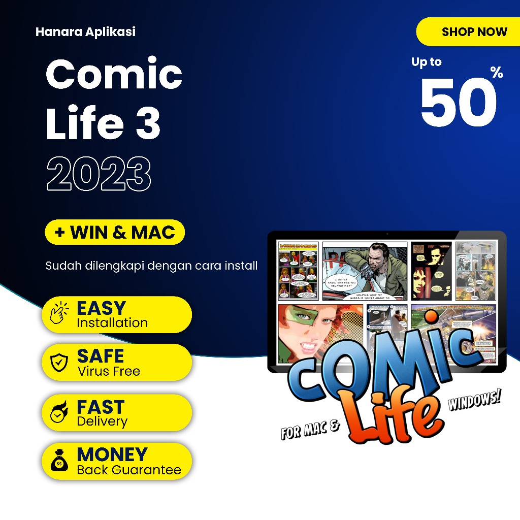 Jual Comic Life 3 Create awesome comic book covers | Shopee Indonesia