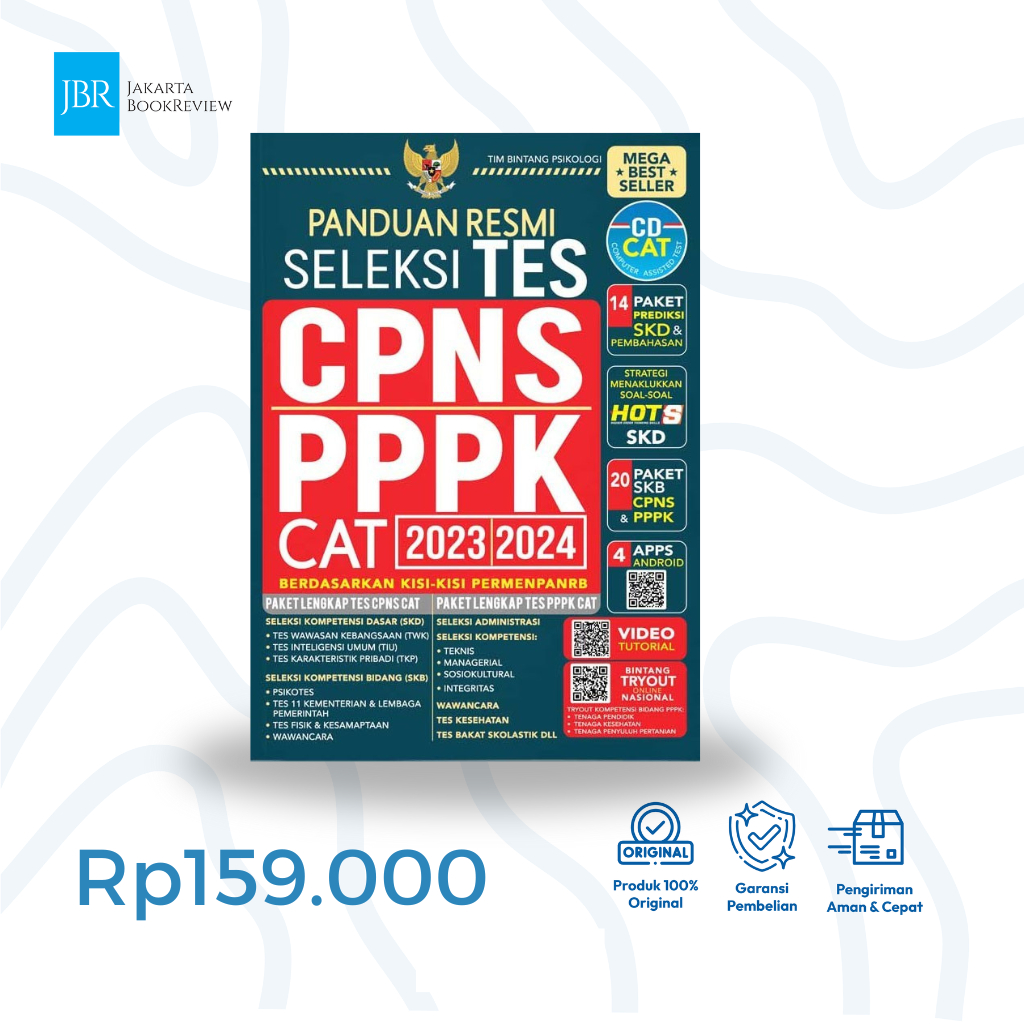 Jual Buku Panduan Resmi Tes CPNS PPPK Tim Bintang Psikologi Bintang Wahyu FREE