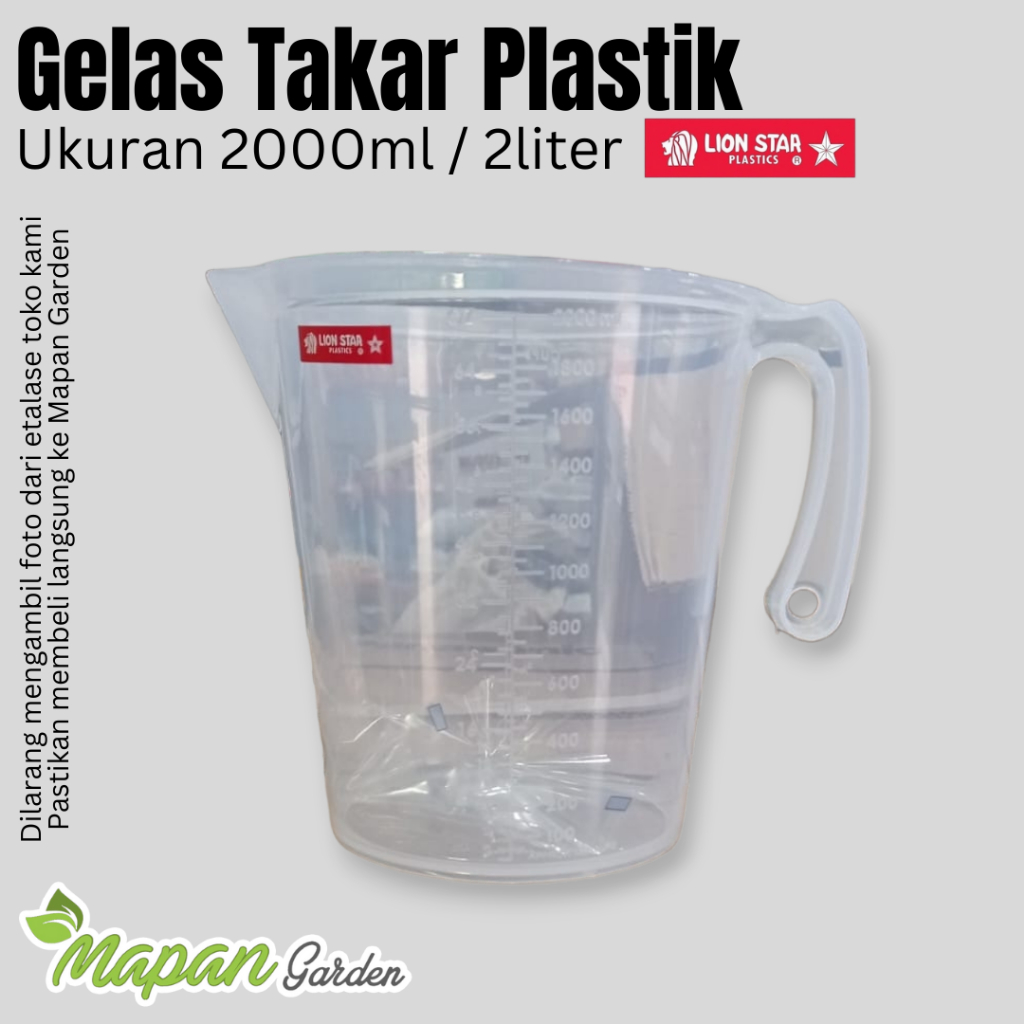 Jual Gelas Jug Ukur 2 Liter L 2000 Ml Teko Plastik Takaran Takar Measuring Shopee Indonesia 4375