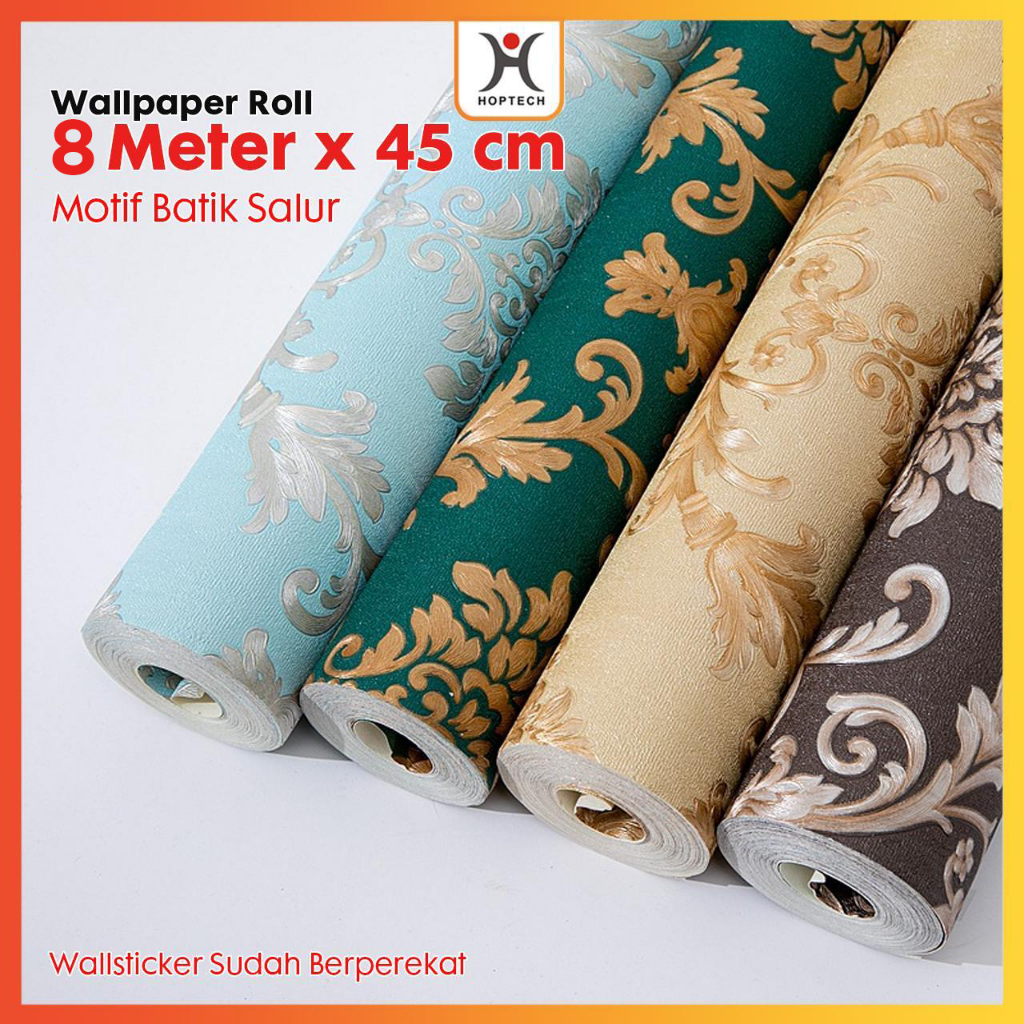Jual Wallpaper Sticker Roll 8 meter x 45cm Wallsticker Dinding Premium