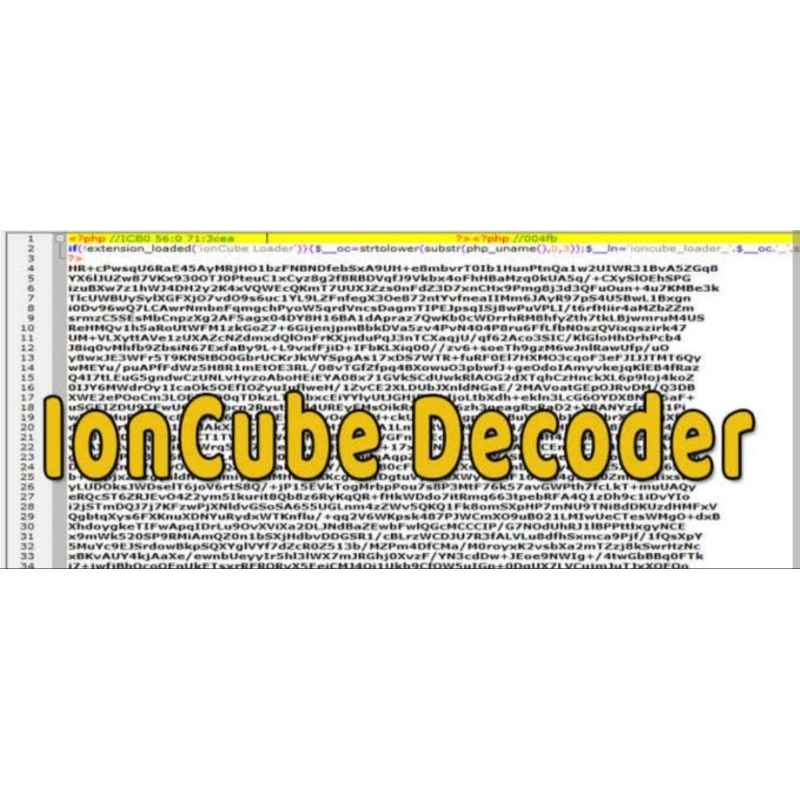 Jual Jasa Decode File decrypt Ioncube | Source Guardian | Php Chiper ...