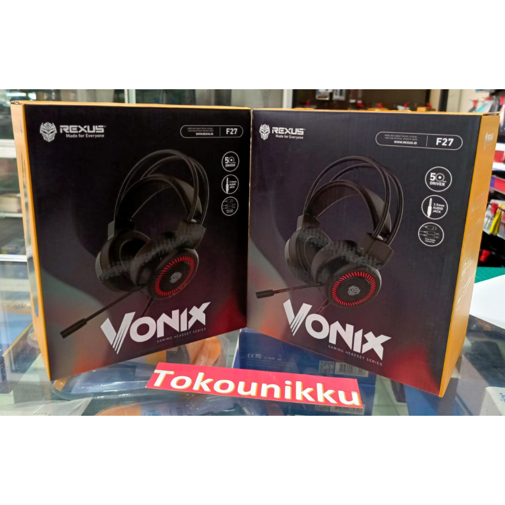 Jual Headset Gaming Rexus Vonix F27 | Shopee Indonesia