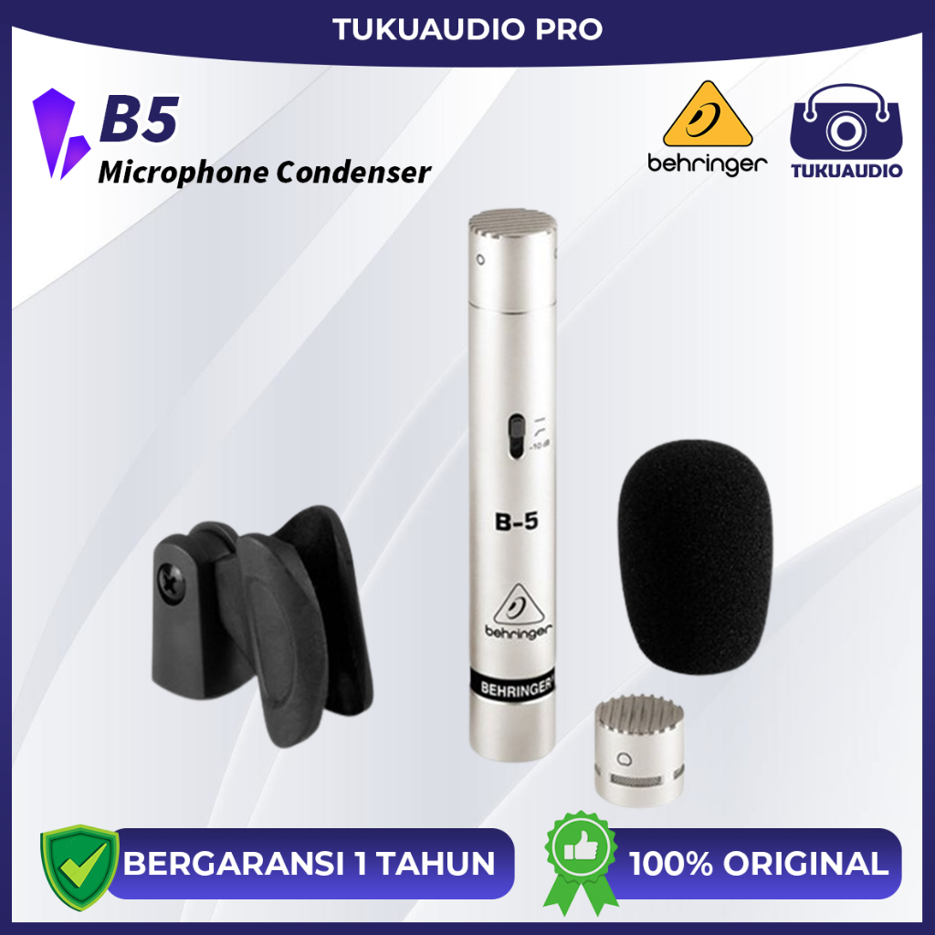 Jual Behringer B5 B 5 Small Diaphragm Condenser Microphone Shopee
