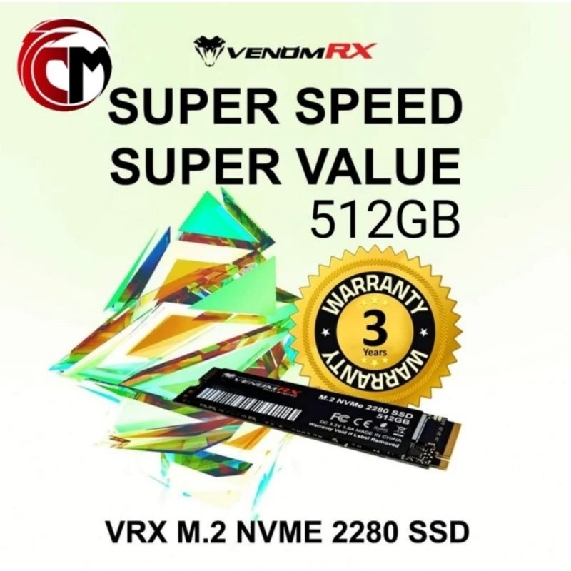 VRX SUPER M.2 NVME GEN4 2280 SSD – VenomRX