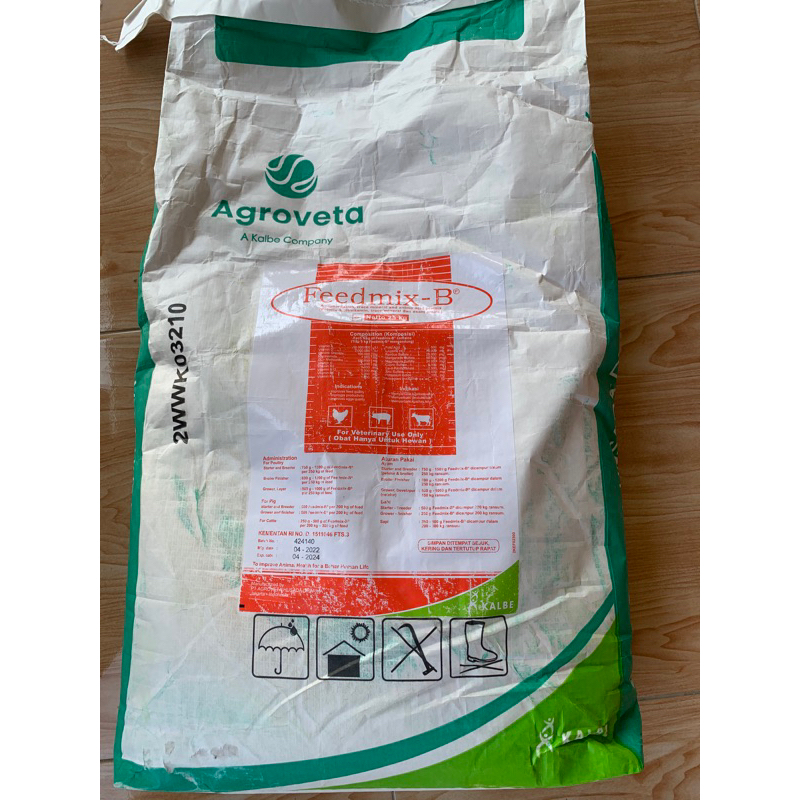 Jual FEEDMIX B 25kg-premix jadi untuk hewan ternak kambing sapi babi ...