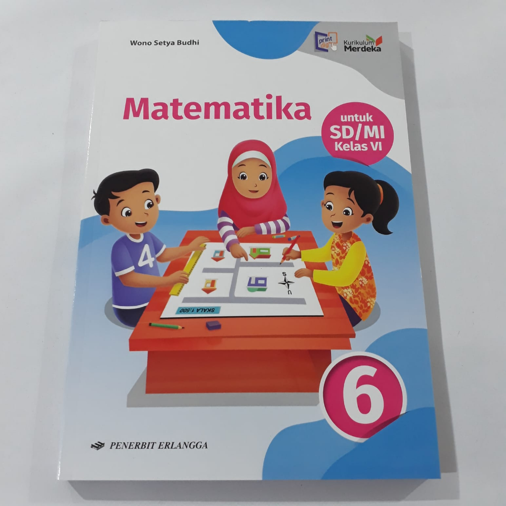 Jual MATEMATIKA KELAS 6 SD PENERBIT ERLANGGA KURIKULUM MERDEKA | Shopee ...