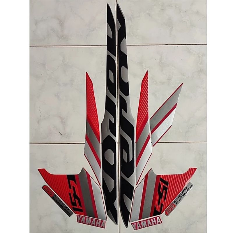 Jual Stiker Striping Motor Aerox Merah Sticker Lis Body Standar Shopee Indonesia