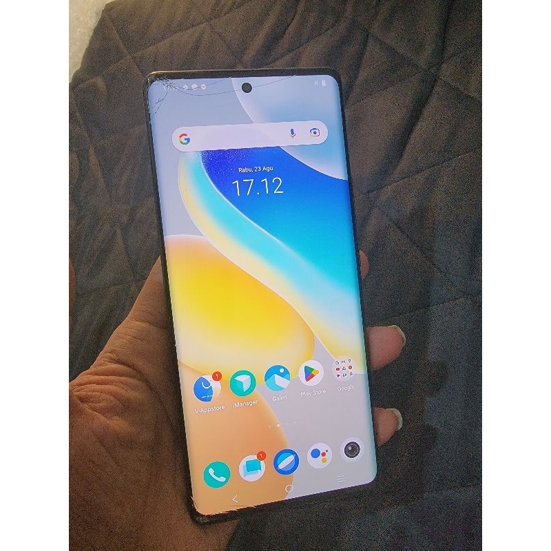 Jual Lcd vivo x80 original copotan minus retak glass | Shopee Indonesia