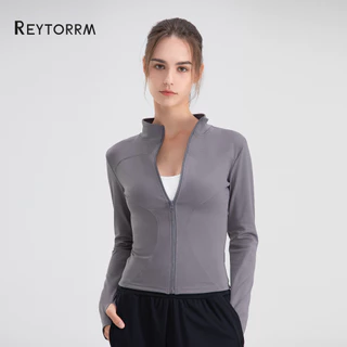 Reytorrm Jaket Olahraga Wanita Lengan Panjang Hijab Sport Untuk Yoga/Fitness Sport (WT01)