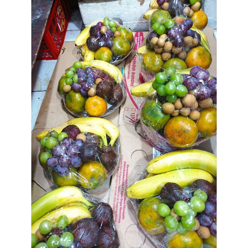 Jual parcel buah keranjang piring | Shopee Indonesia