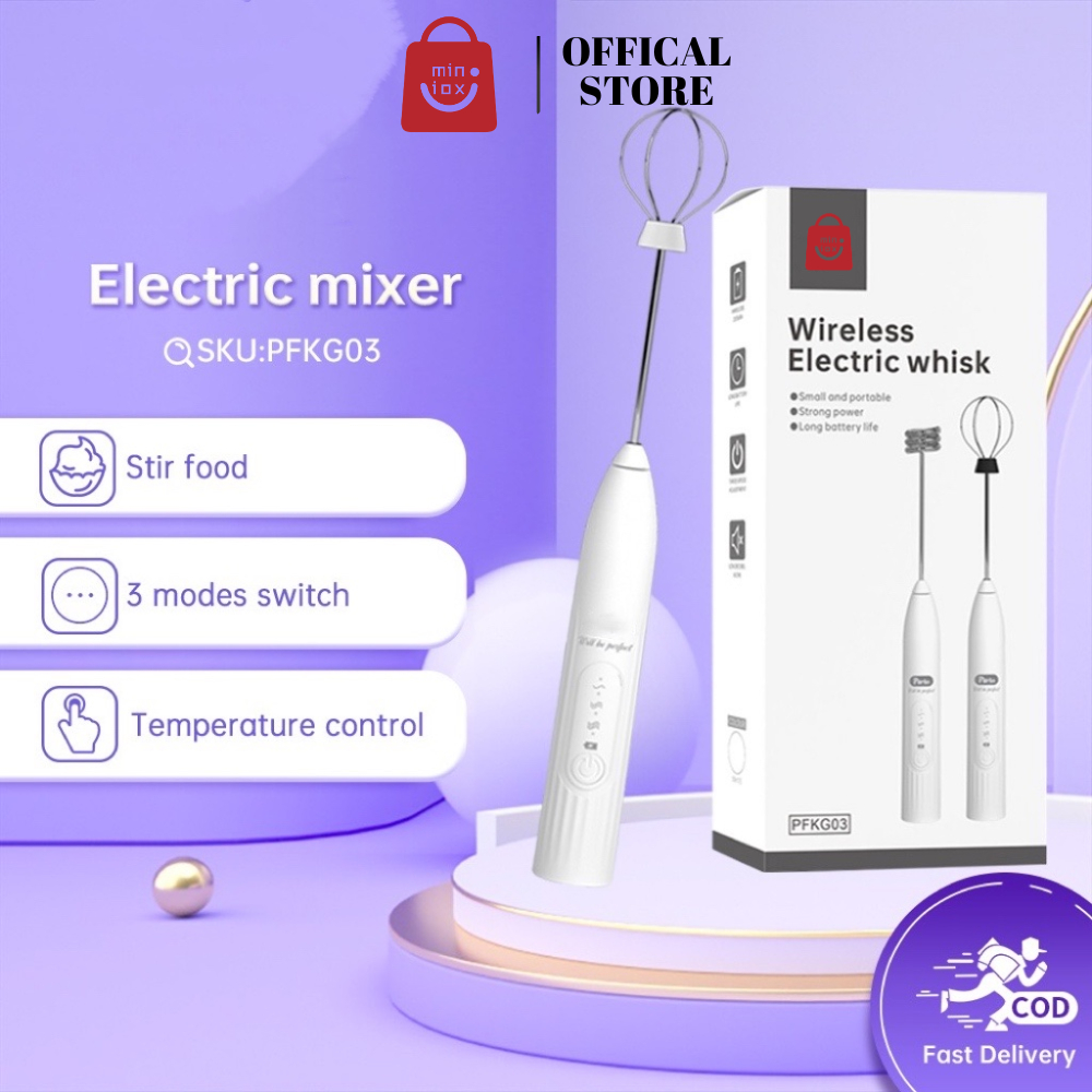 Jual Miniox Pengocok Susu Milk Frother Mixer Portable Foam Kopi Susu ...