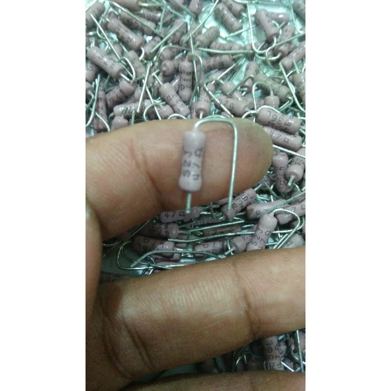Jual resistor 47 ohm 1 watt 10pcs | Shopee Indonesia