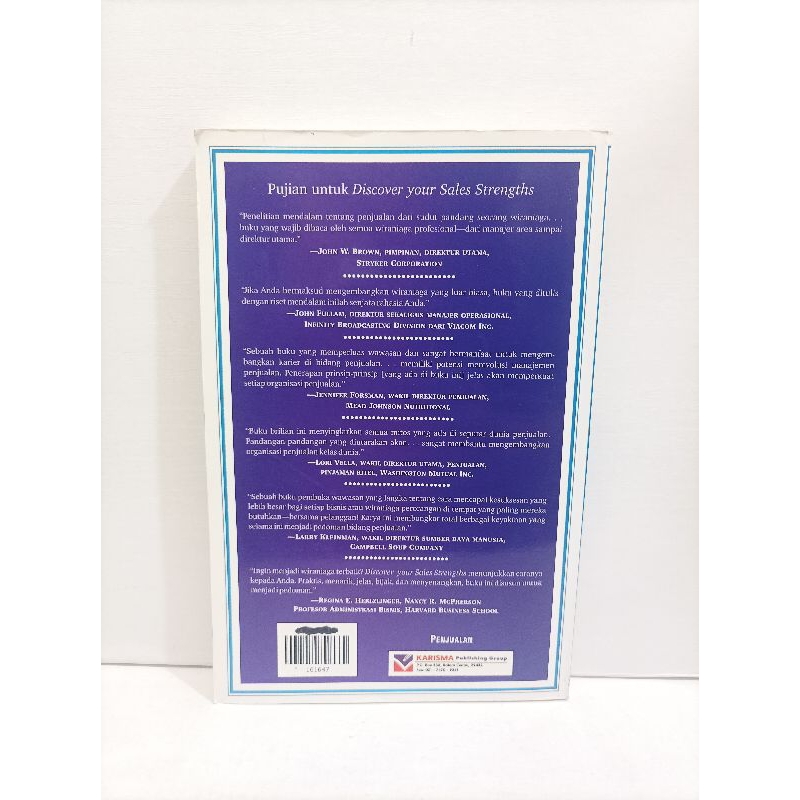 Jual Buku Discover Your Sales Strengths Temukan Kekuatan Penjualan Anda ...