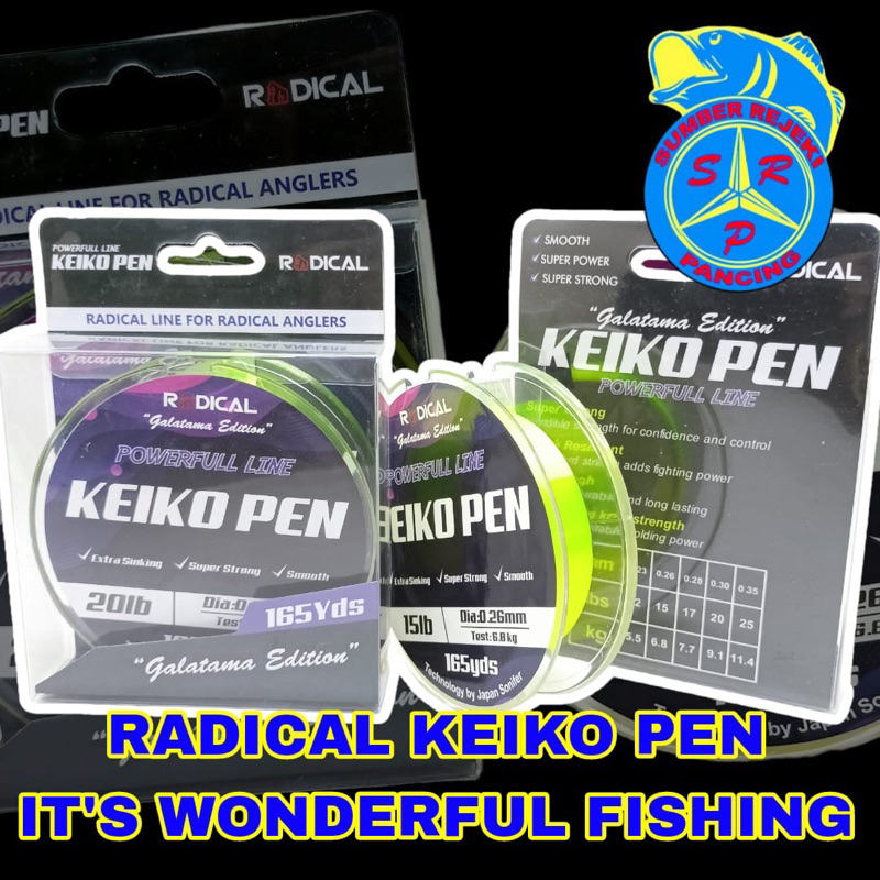 Jual Senar radical keiko pen 150m | Shopee Indonesia