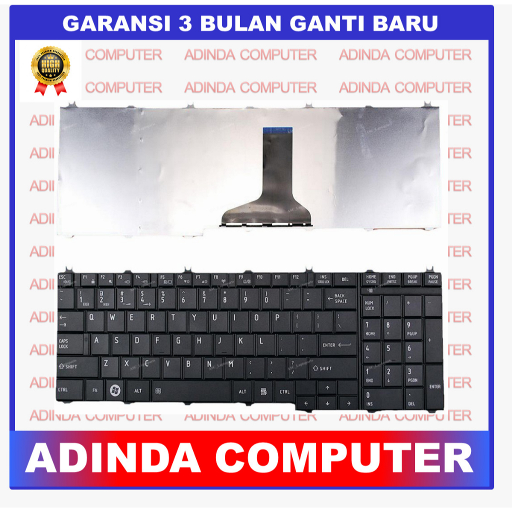 Jual Keyboard Toshiba Satellite C660 C665 C650 C655 C660 L650 L655 L670