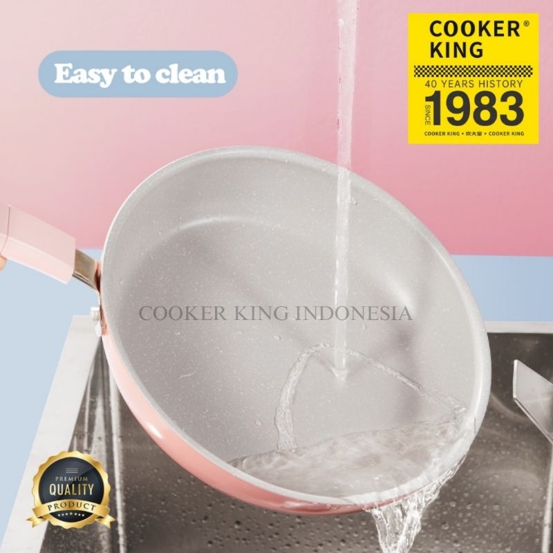 Jual Cooker King Wajan panci Anti Lengket Frying Pan Non Stick Granite ...