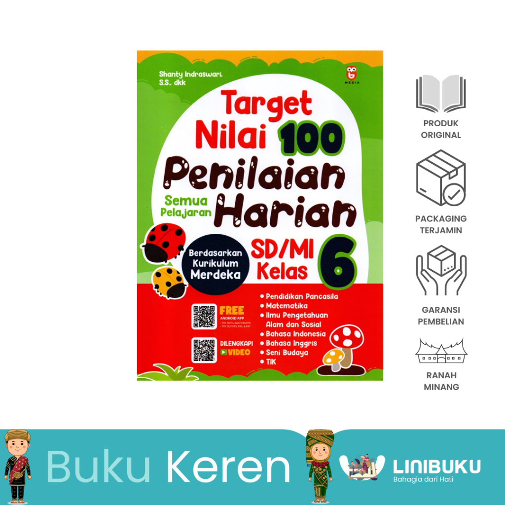 Jual Kelas 1 Sd 6 Sd Buku Target Nilai 100 Penilaian Harian Sd Mi Kelas