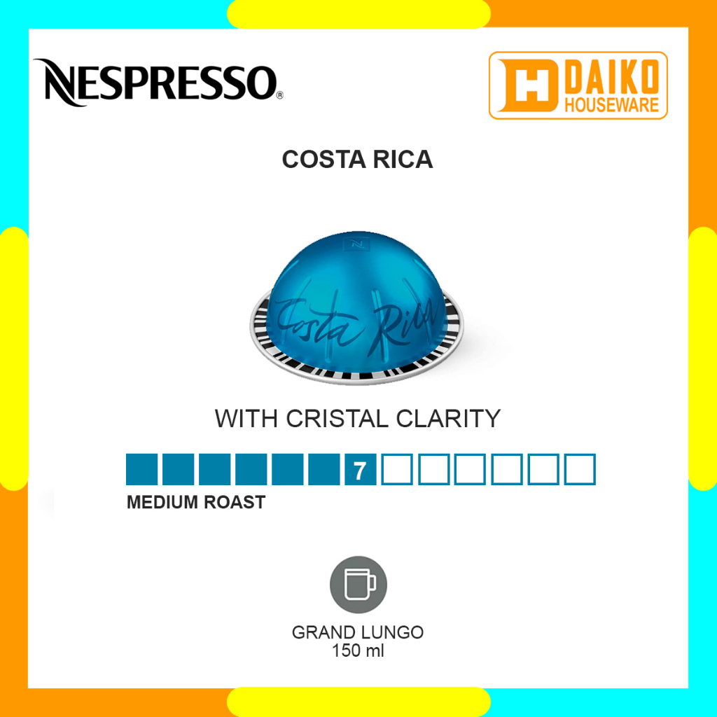 Capsule Nespresso Vertuo Ecer Satuan All Varian Rasa Medium to Dark Roast  Coffee Vertuoline