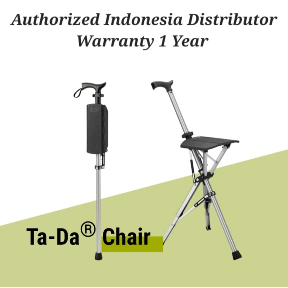 Jual Ta Da Chair Original Tongkat Multifungsi Tongkat Jalan Duduk Exclusive Tongkat Kursi