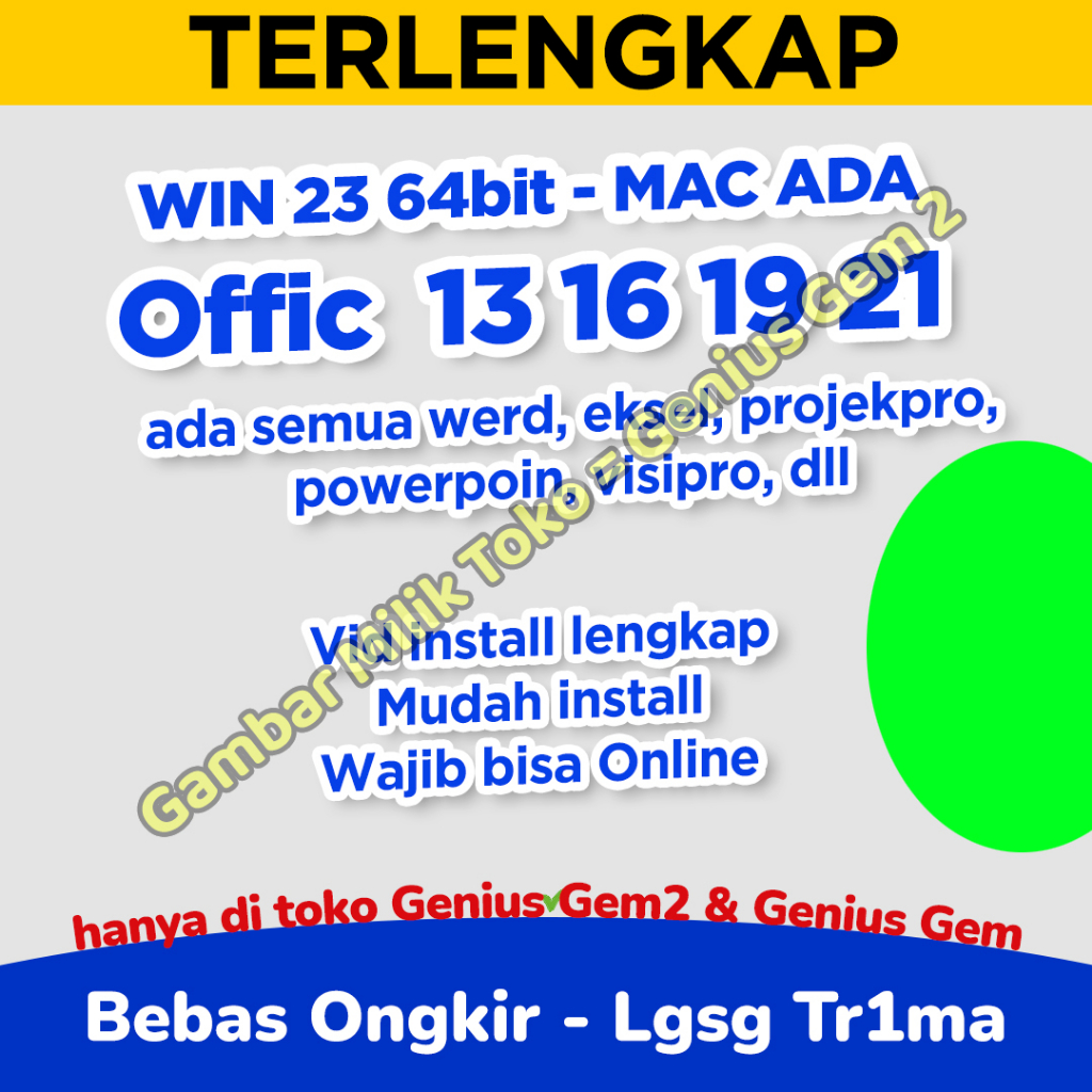 Jual Office 2024 13 6 19 21 WIN MAC FULL Shopee Indonesia