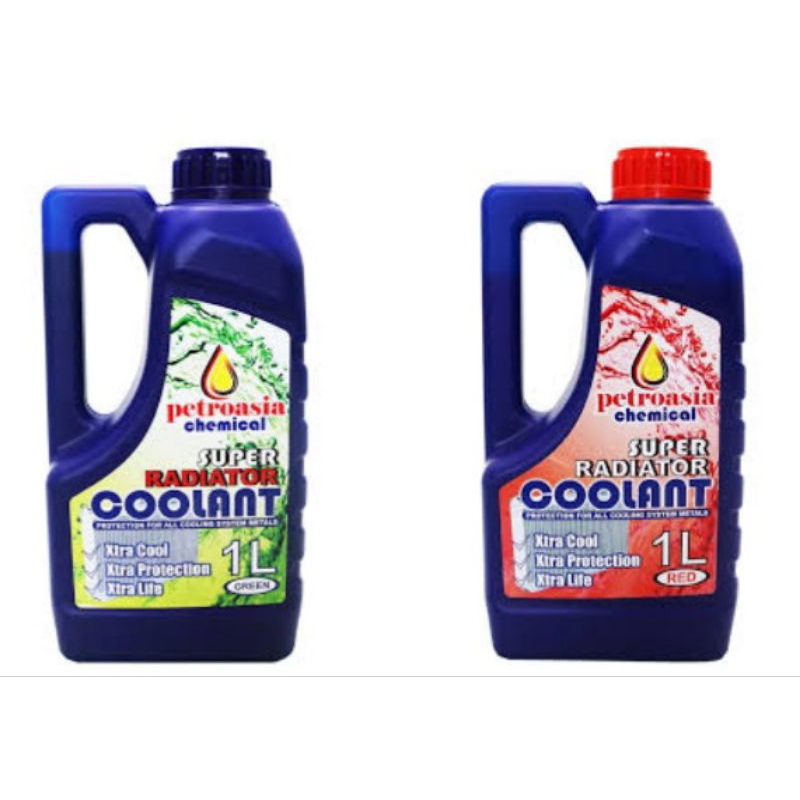 Jual Air Radiator collant 1 liter hijau & merah petroasia SNI | Shopee ...