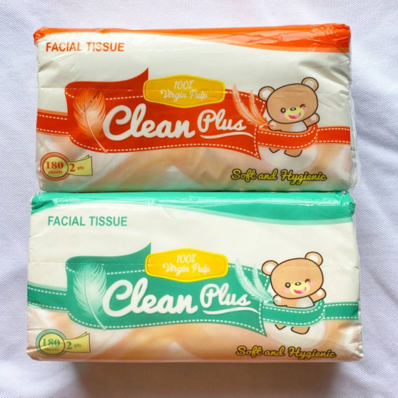 Jual Tisu Tisue Tissue Clean Plus 180 sheets Facial Tissue | Shopee ...