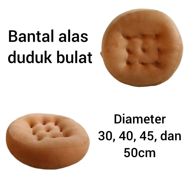 Jual Bantal Alas Kursi Bulat Tebal Cm Bantal Kursi Bulat Bulat Velboa Shopee Indonesia