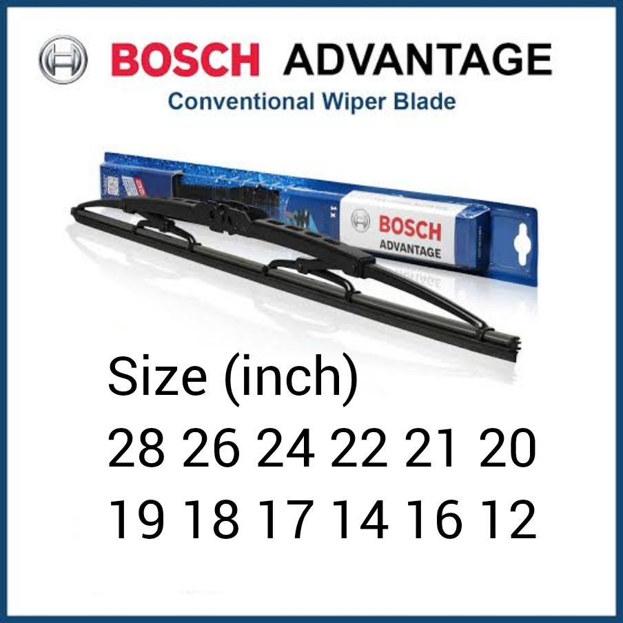 Jual Wiper Mobil Bosch Advantage Original Wiper Depan Ukuran Lengkap Di