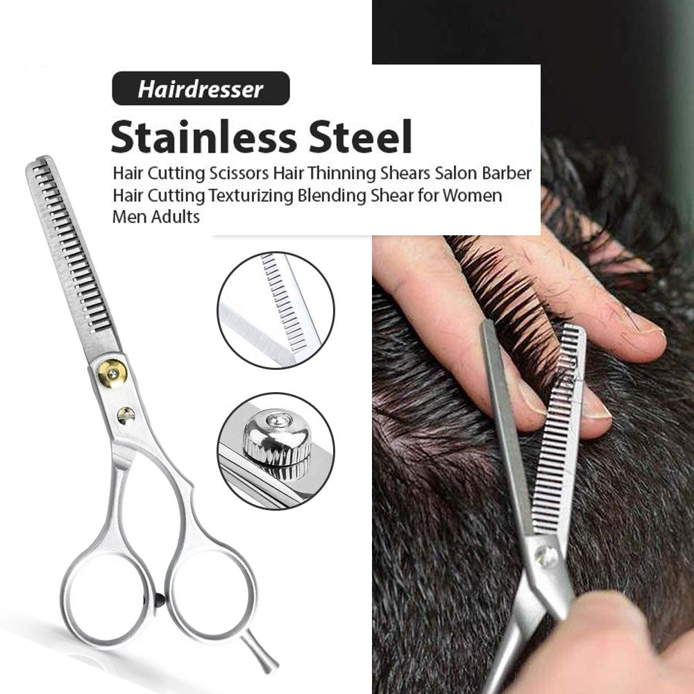 Jual Hair Thinning Scissors Gunting Sasak Rambut Full Stainless Steel ...