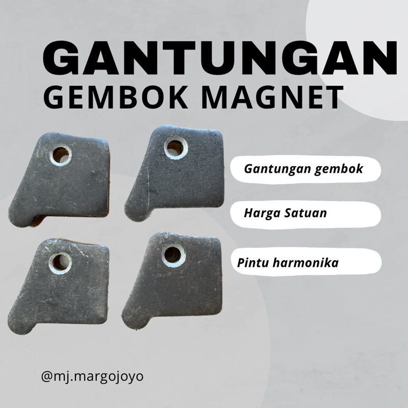 Jual [1 PCS] Gantungan Gembok magnet / pintu harmonika / folding gate