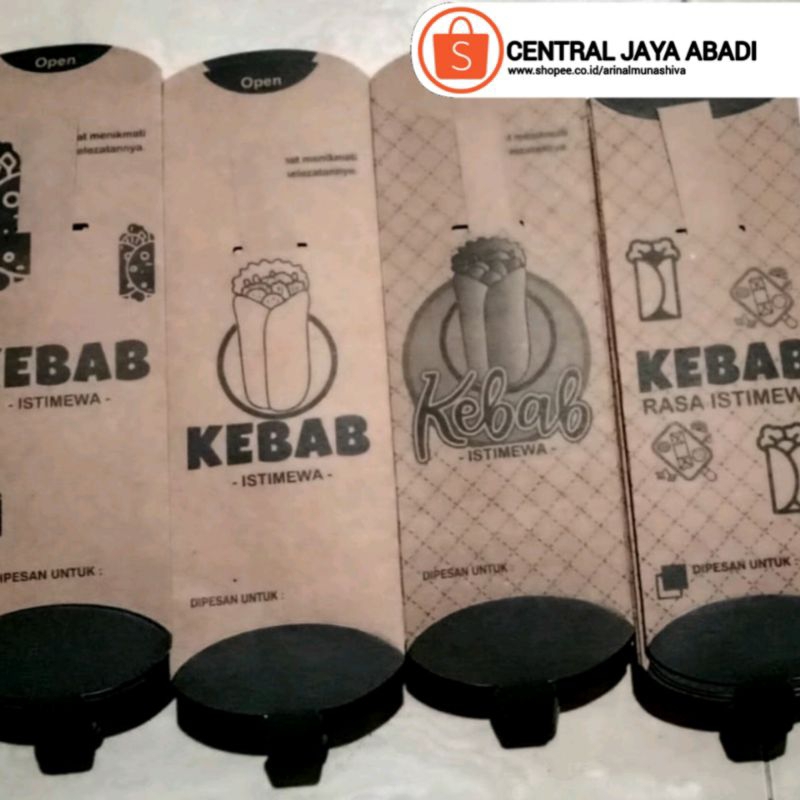 Jual Lembar Kertas Kebab Tarikan Ukuran Cm Karton High