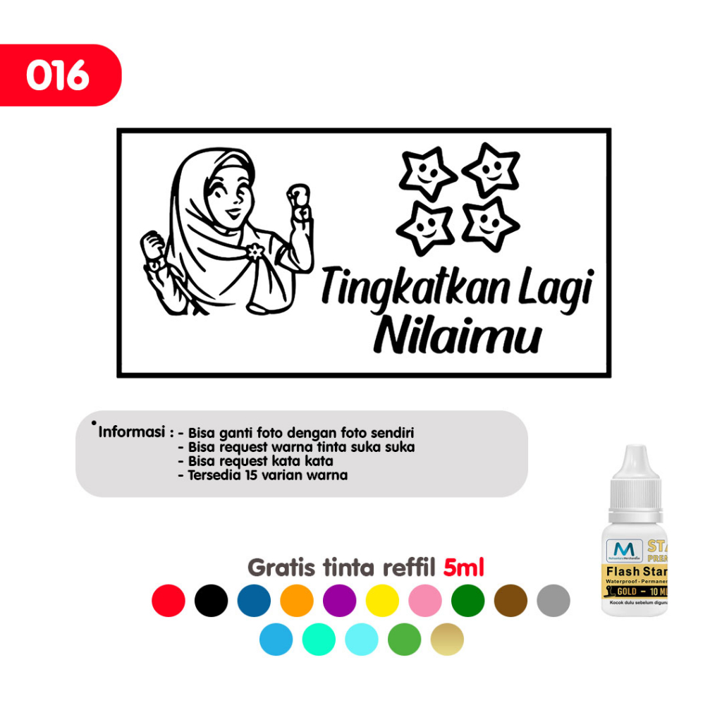 Jual Stempel Guru Viral Stempel Nilai Guru Stempel Checked Stempel Reward