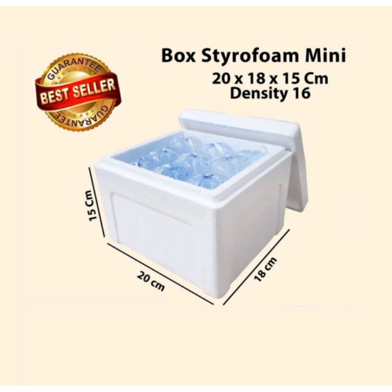 Jual box styrofoam mini / kotak penyimpanan / stereofoam mini Shopee