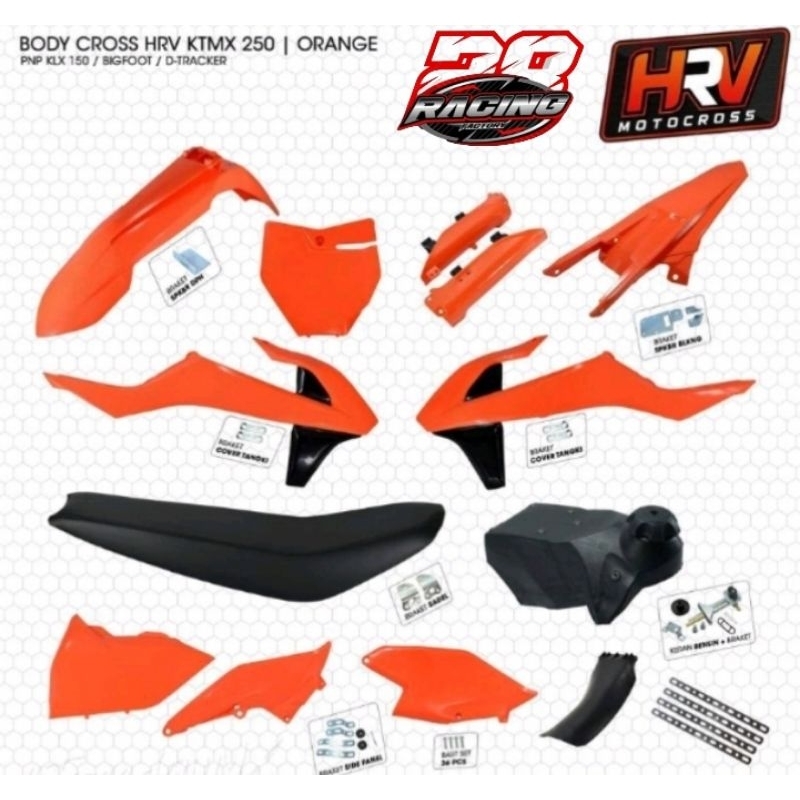 Jual body set ktm 250 pnp klx dan dtracker 150 all type Shopee Indonesia