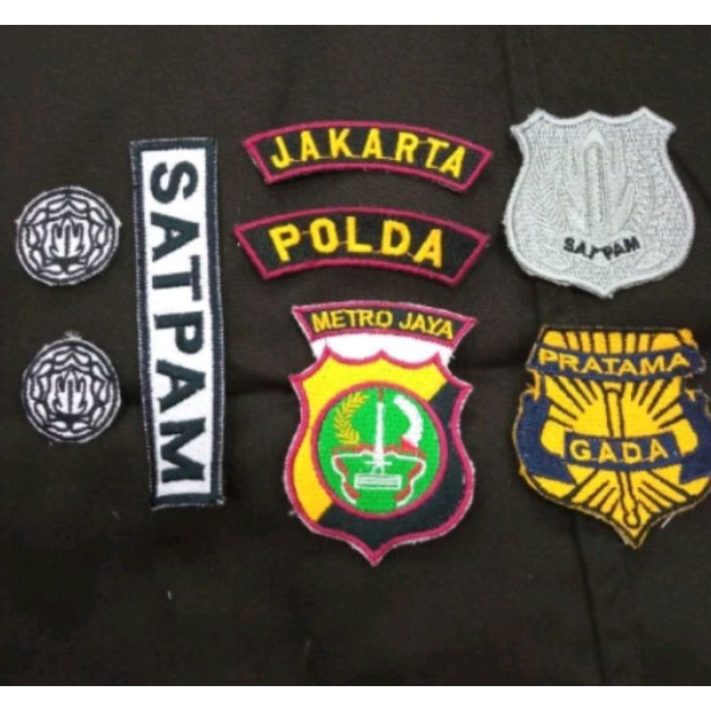 Jual Logo Bordiran Securitysatpam Shopee Indonesia