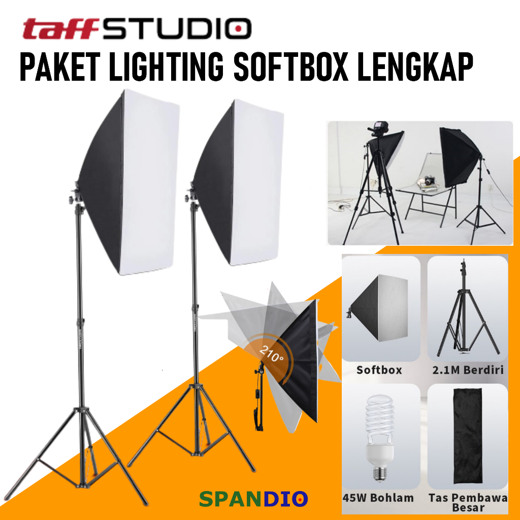Jual Paket Softbox Lighting Lengkap | Shopee Indonesia