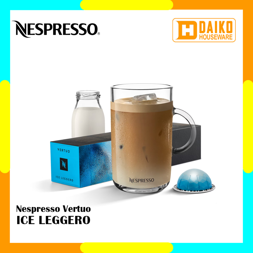Nespresso Capsules Vertuo Line, Iced Variety Pack, 40-Count Espresso Coffee Pods