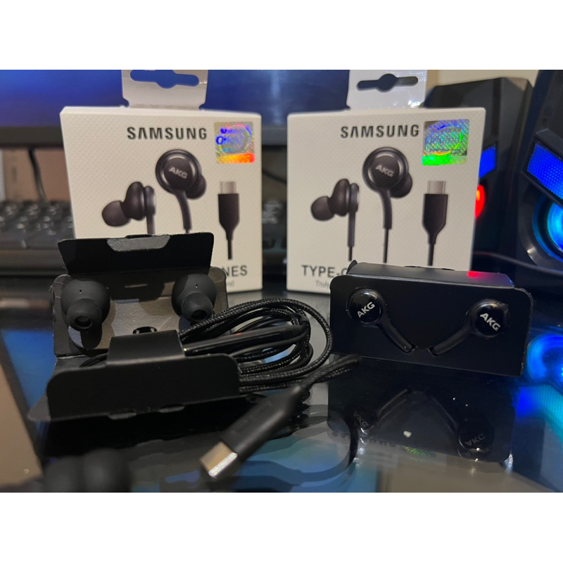 Jual Headset Handsfree Earphone AKG Original Samsung Jack Type C Tuned