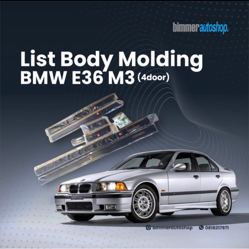 Jual List Body Molding BMW E36 M3 E39 M5 Plastik Shopee Indonesia