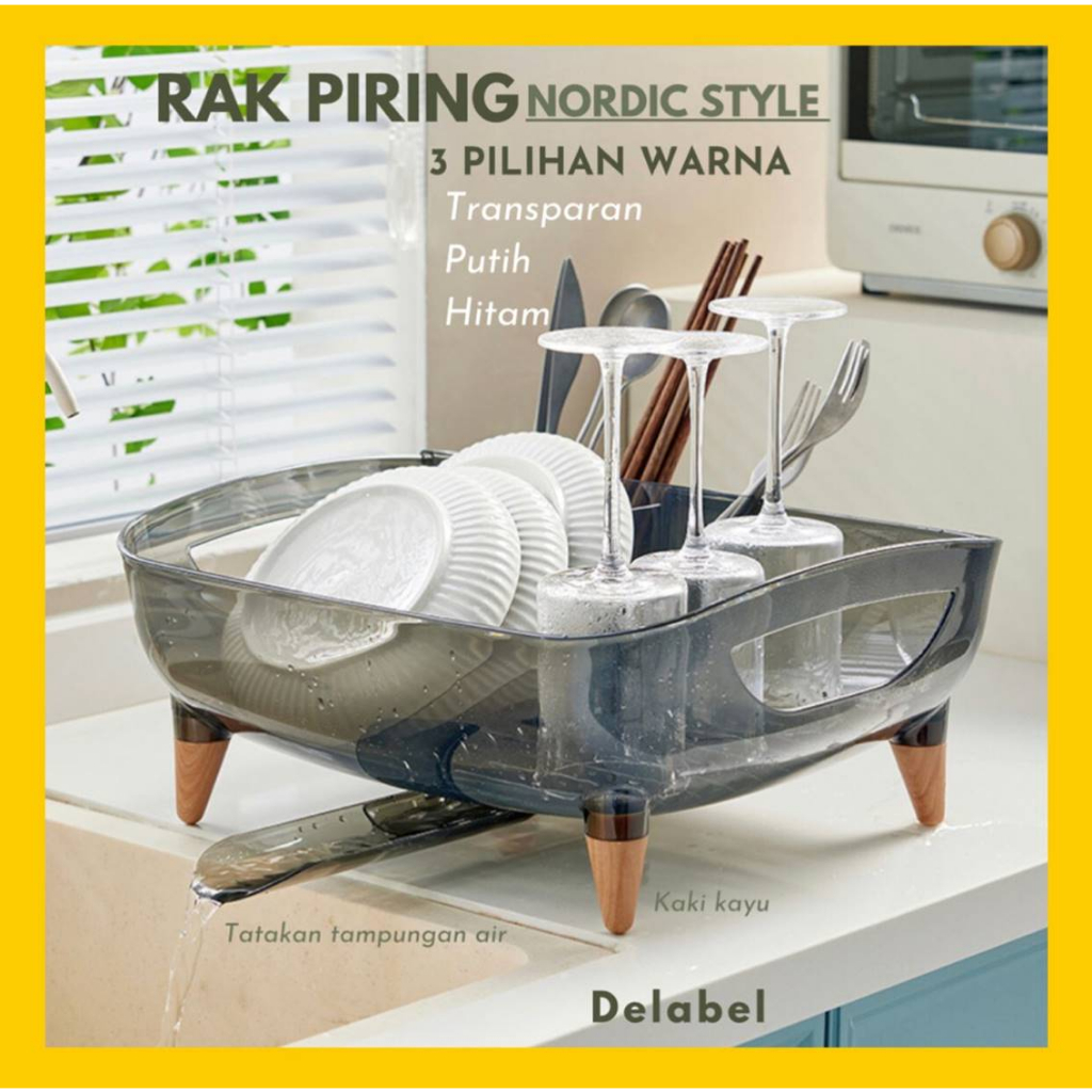 Jual Sara Dish Drying Rak Baskom Pengering Cucian Piring Gelas Mangkok ...