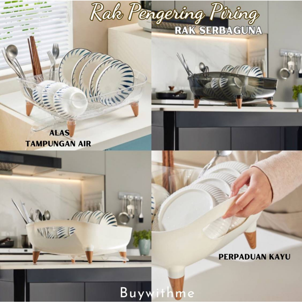 Jual Dish Drying Rak Baskom Holder Pengering Cucian Piring Gelas ...